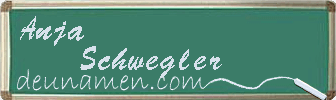 Anja Schwegler Visitenkarte